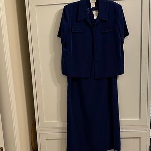 Koret Royal Blue Dress Ensemble
